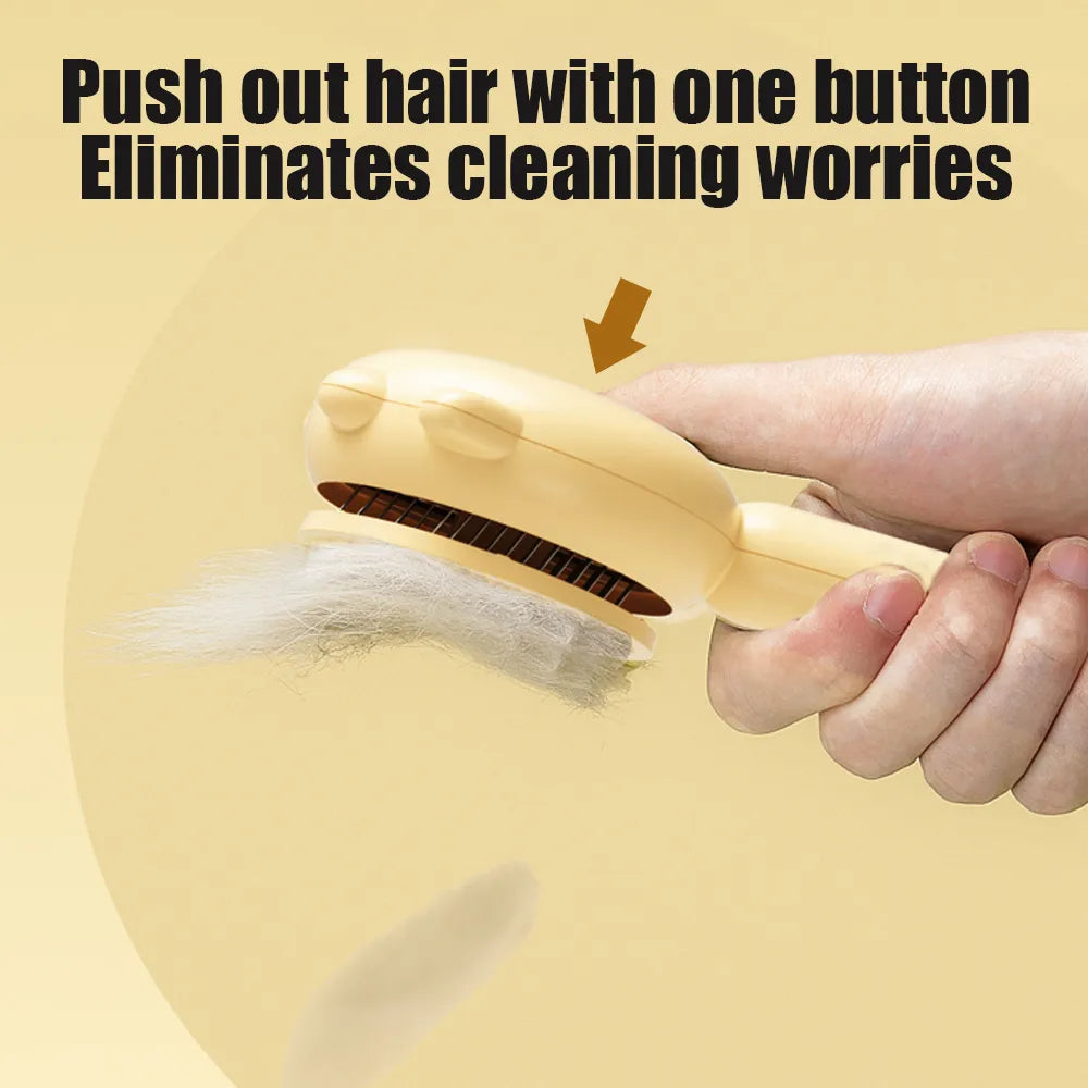 Pet Comb Brush Self Cleaning