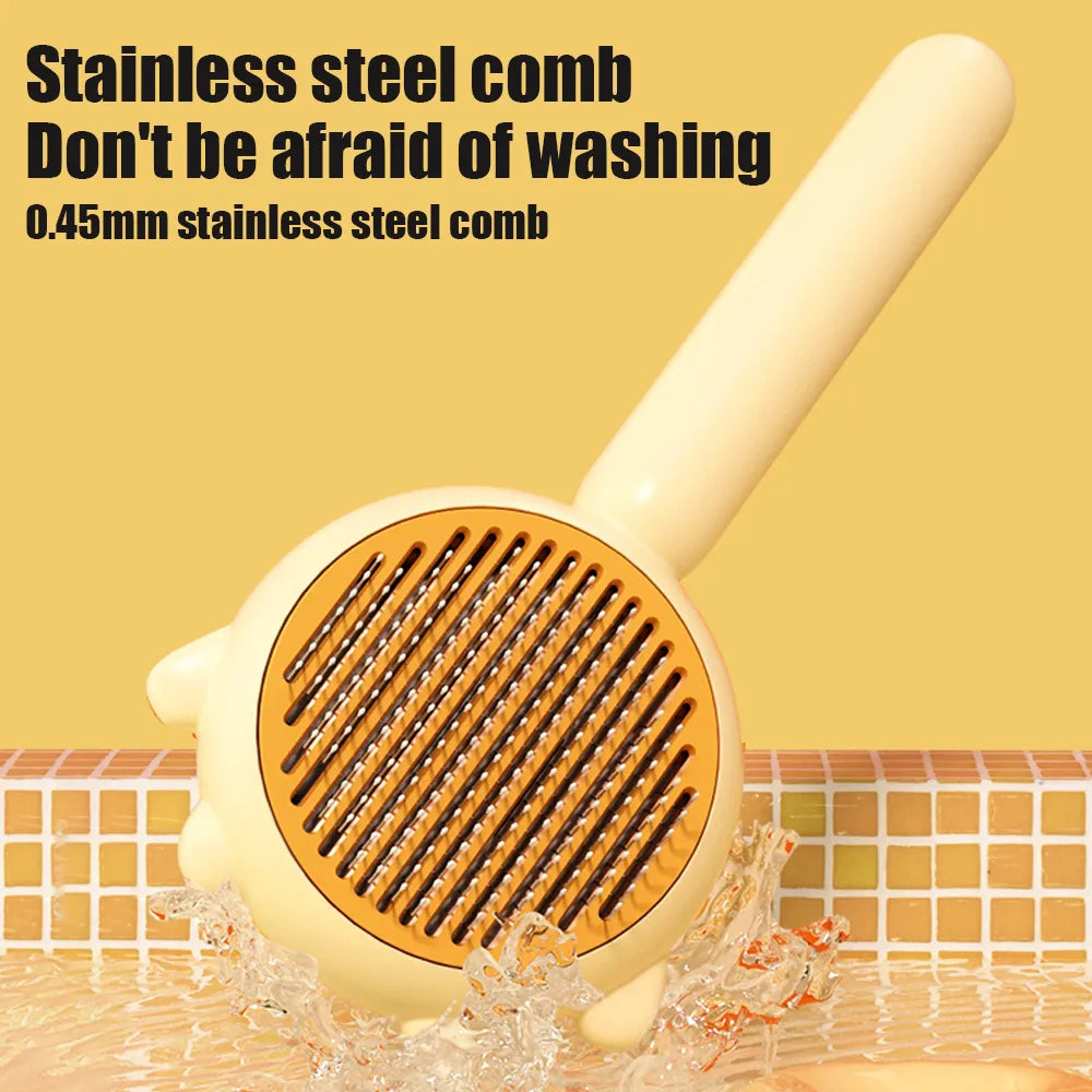Pet Comb Brush Self Cleaning