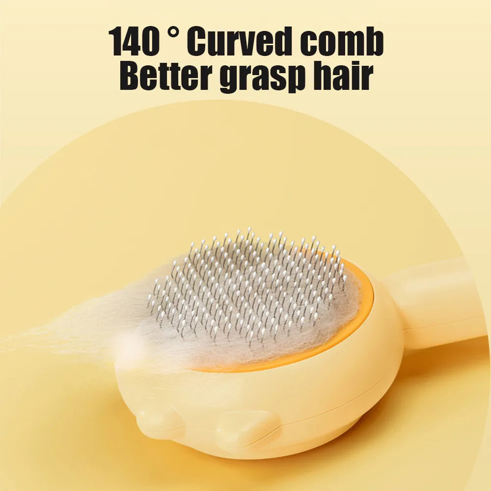 Pet Comb Brush Self Cleaning