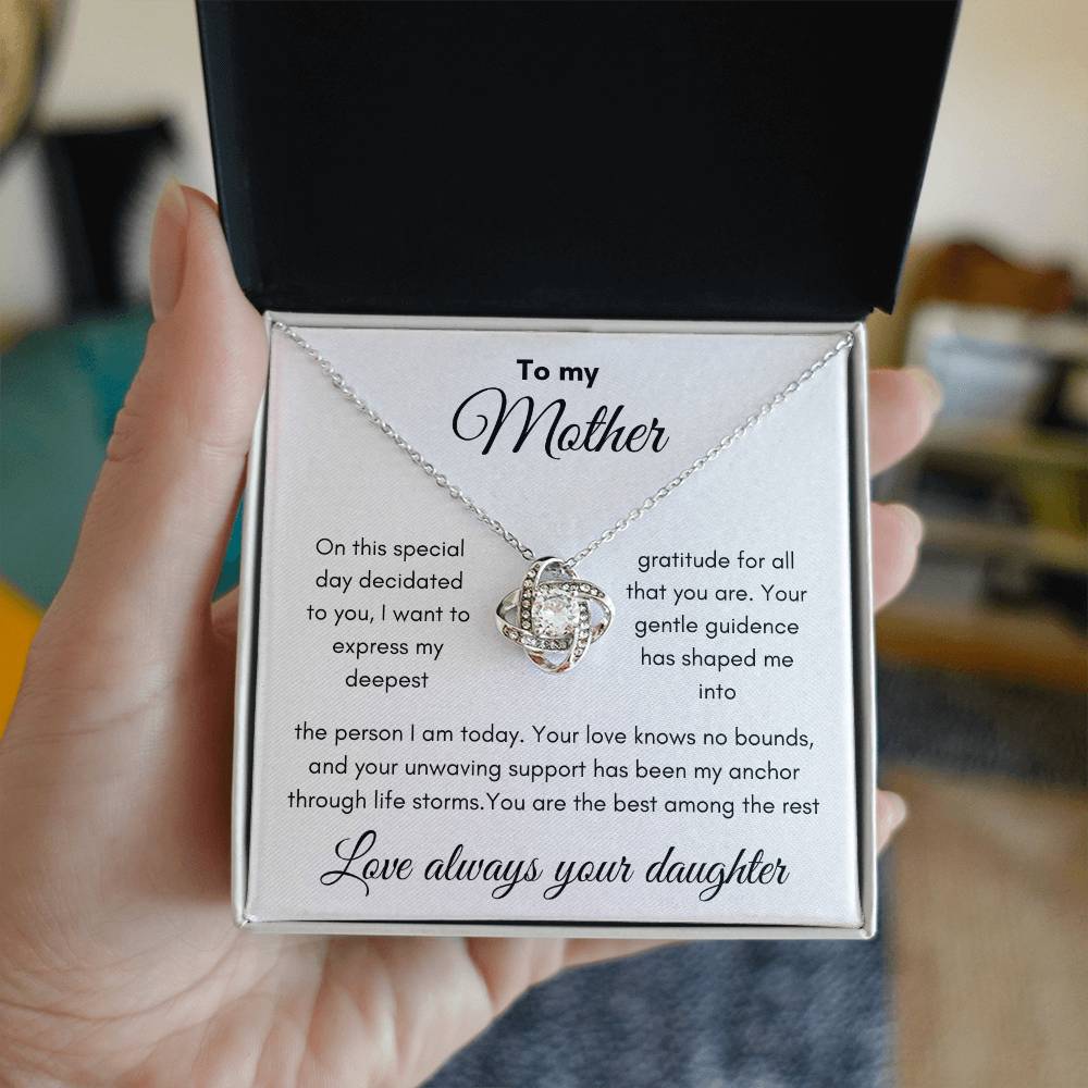 To My Mother| Love knot