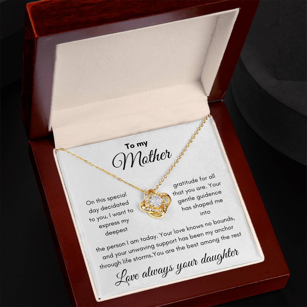 To My Mother| Love knot