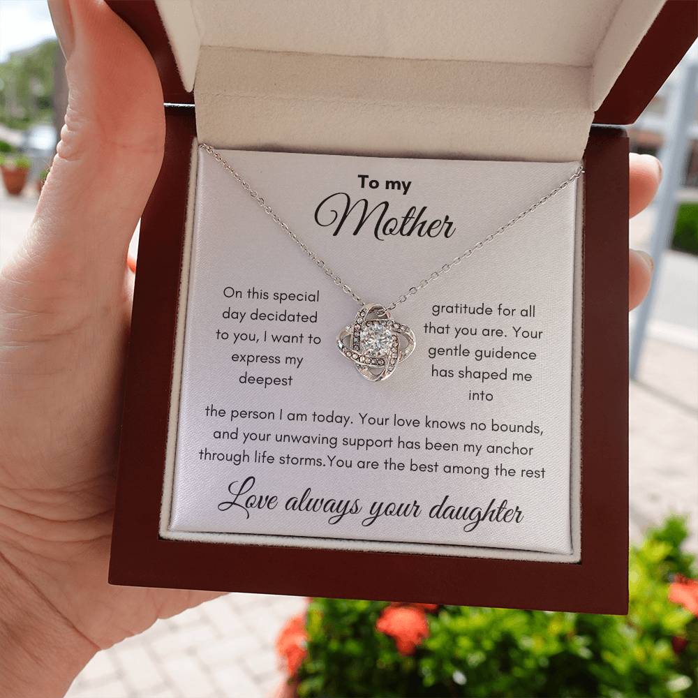 To My Mother| Love knot