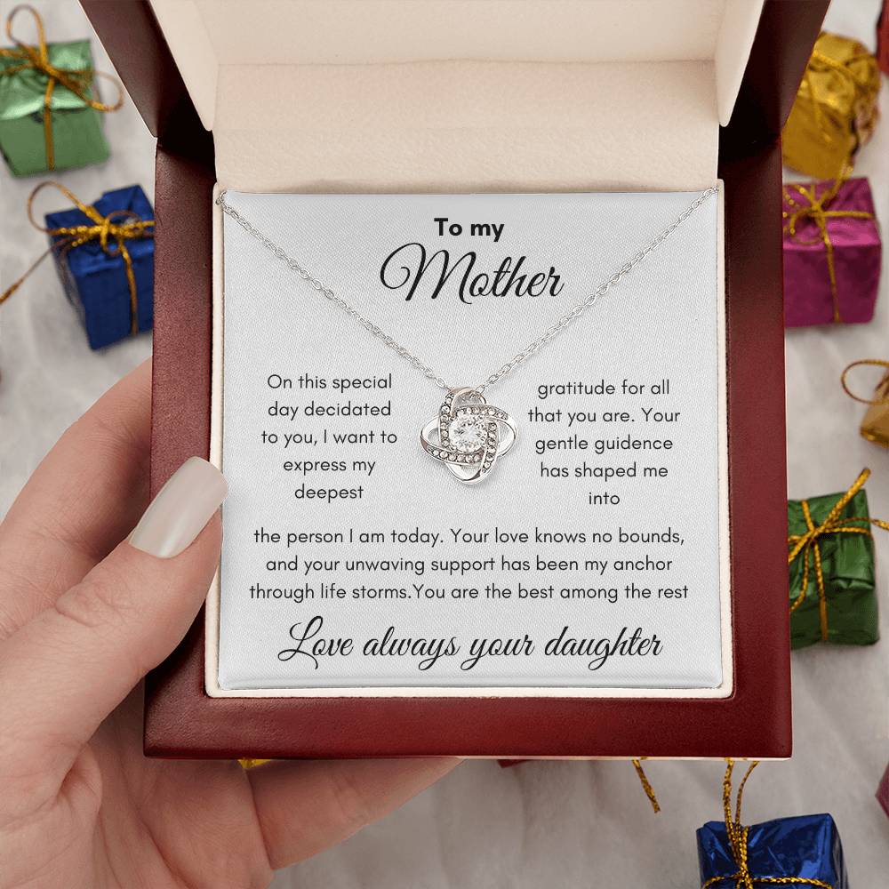 To My Mother| Love knot