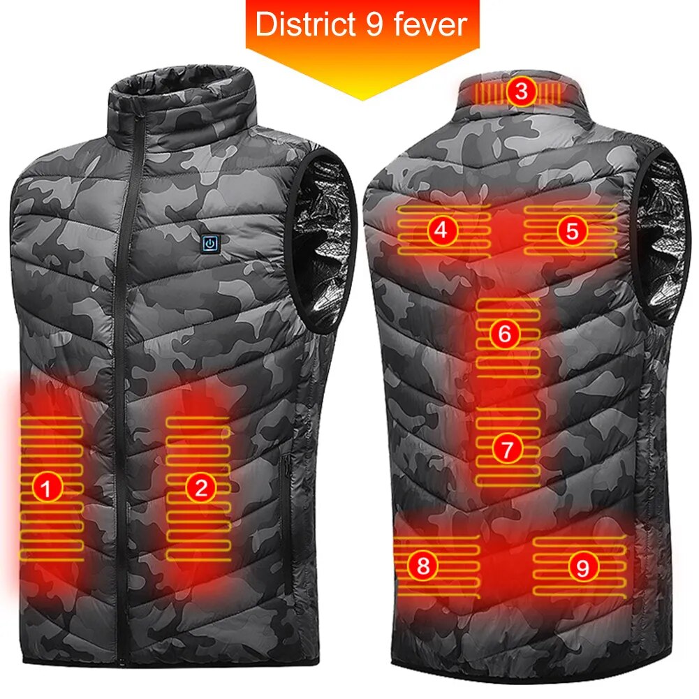 Unisex Electric Heat Vest