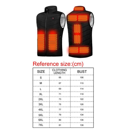 Unisex Electric Heat Vest