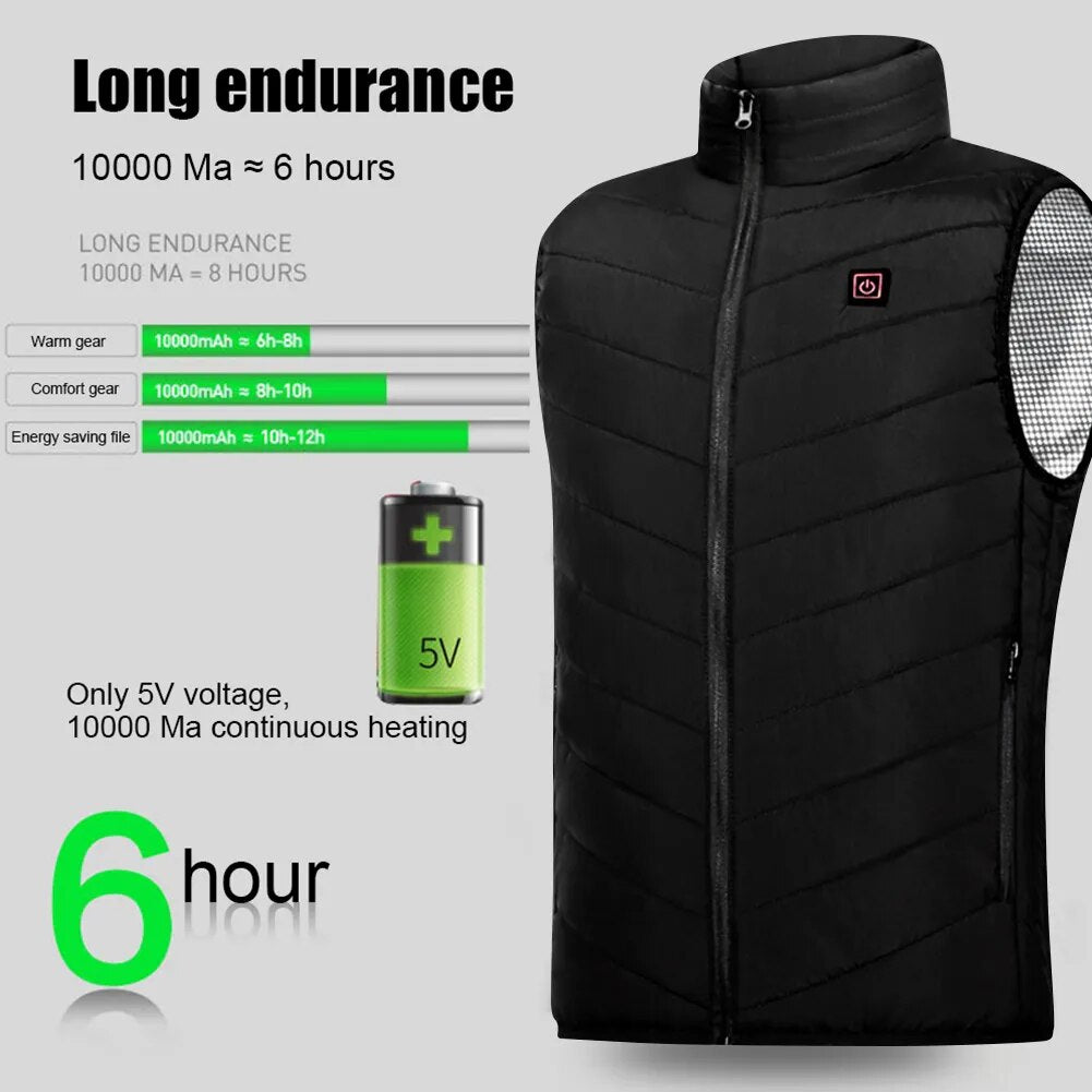 Unisex Electric Heat Vest